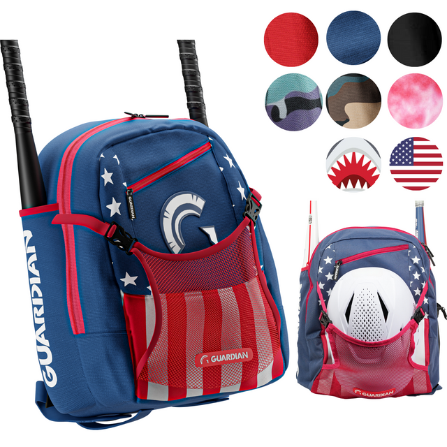 Youth Baseball and Softball Bag Backpack Batting Bag T Ball