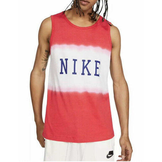 Nike red white and blue tank top hotsell