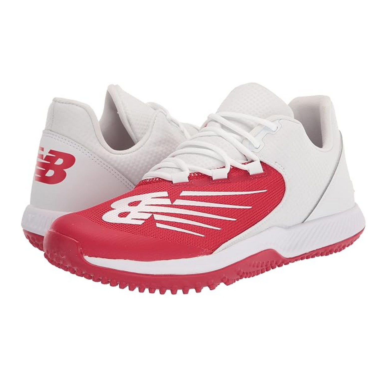 New Balance FuelCell 4040 V6 Men s Turf Baseball Shoes Red White Guardian Baseball
