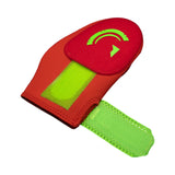 Guardian Baseball Short Baseball Softball Sliding Mitt (Red Neon Green)