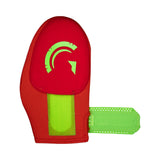 Guardian Baseball Short Baseball Softball Sliding Mitt (Red Neon Green)