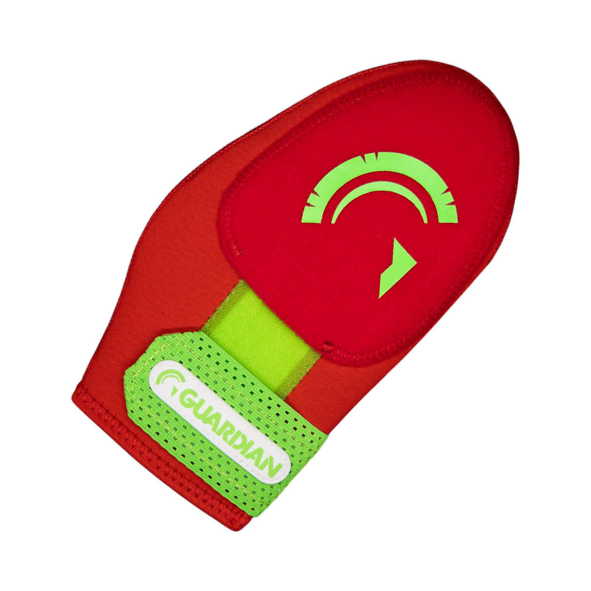 Guardian Baseball Short Baseball Softball Sliding Mitt (Red Neon Green)