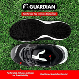 Bolt Youth Low Top Turf Baseball and Softball Shoes (Black/Grey)