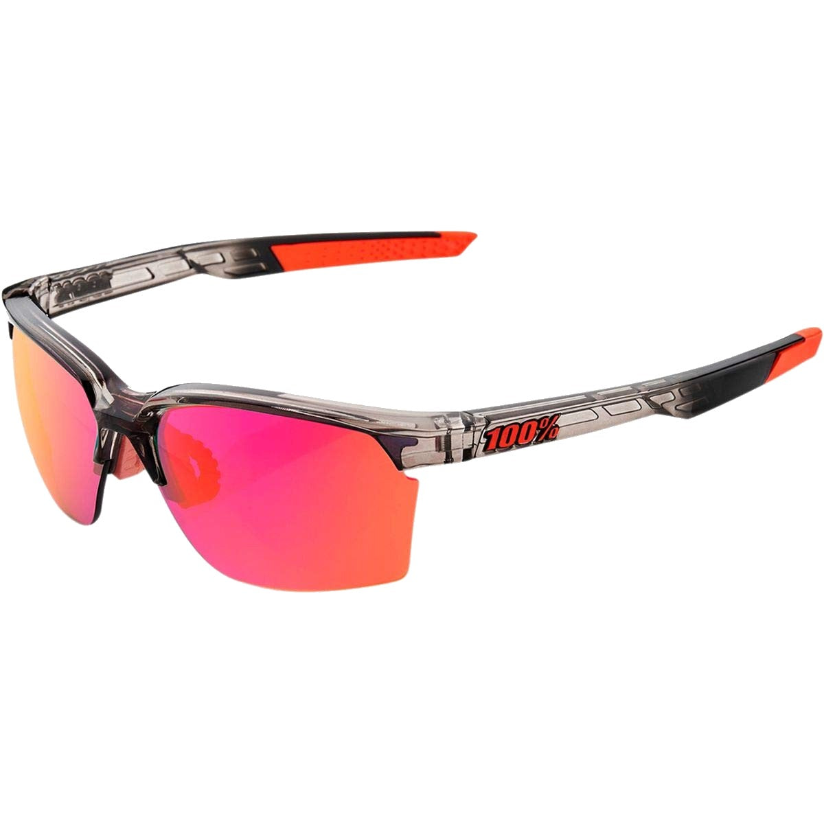 100% Sportcoupe Sunglasses - Smoke - Purple Mirror