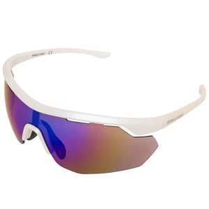 Rawlings Youth Baseball Shielded Sunglasses Lightweight Sports Youth Sport (White/Blue/Purple)