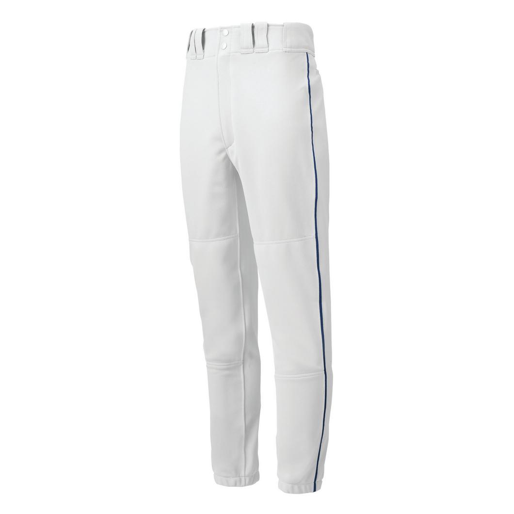Nike Team Vapor Pro High Piped Men's Baseball Pants (White/Black