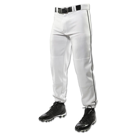 Wilson Elastic Waist Back Pocket Baseball Pants Black Youth Large