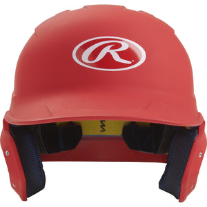 Rawlings MACH Series Matte Baseball Batting Helmet (Scarlet)