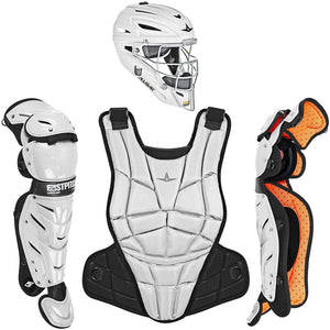 All-Star AFx Series Fastpitch Softball Catcher's Package (White/Black)