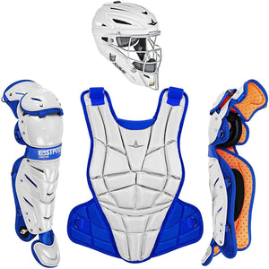 All-Star AFx Series Fastpitch Softball Catcher's Package (White/Royal)