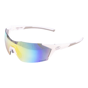 Rawlings 1801 Men's Adult Shield Baseball Sunglasses (White/Gray)