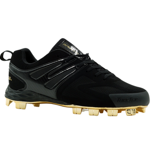 Rawlings Conquer Low Men's Molded Baseball Cleat (Black)