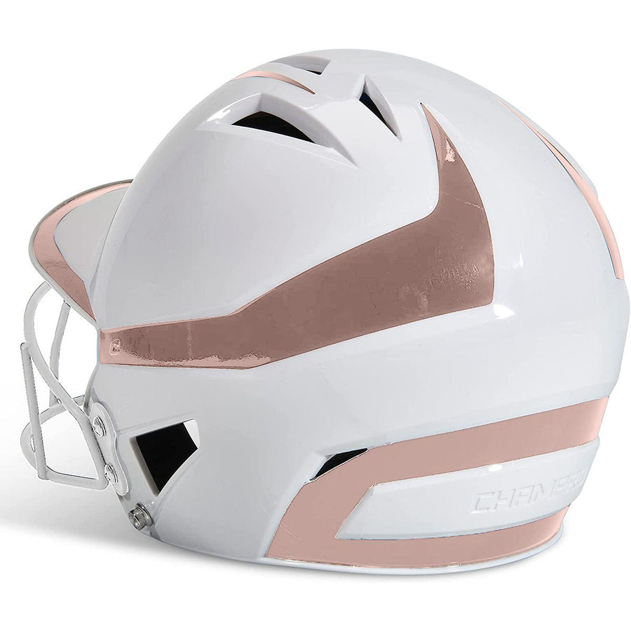 CHAMPRO HX Rise Pro Fastpitch Softball Batting Helmet with Facemask Tw