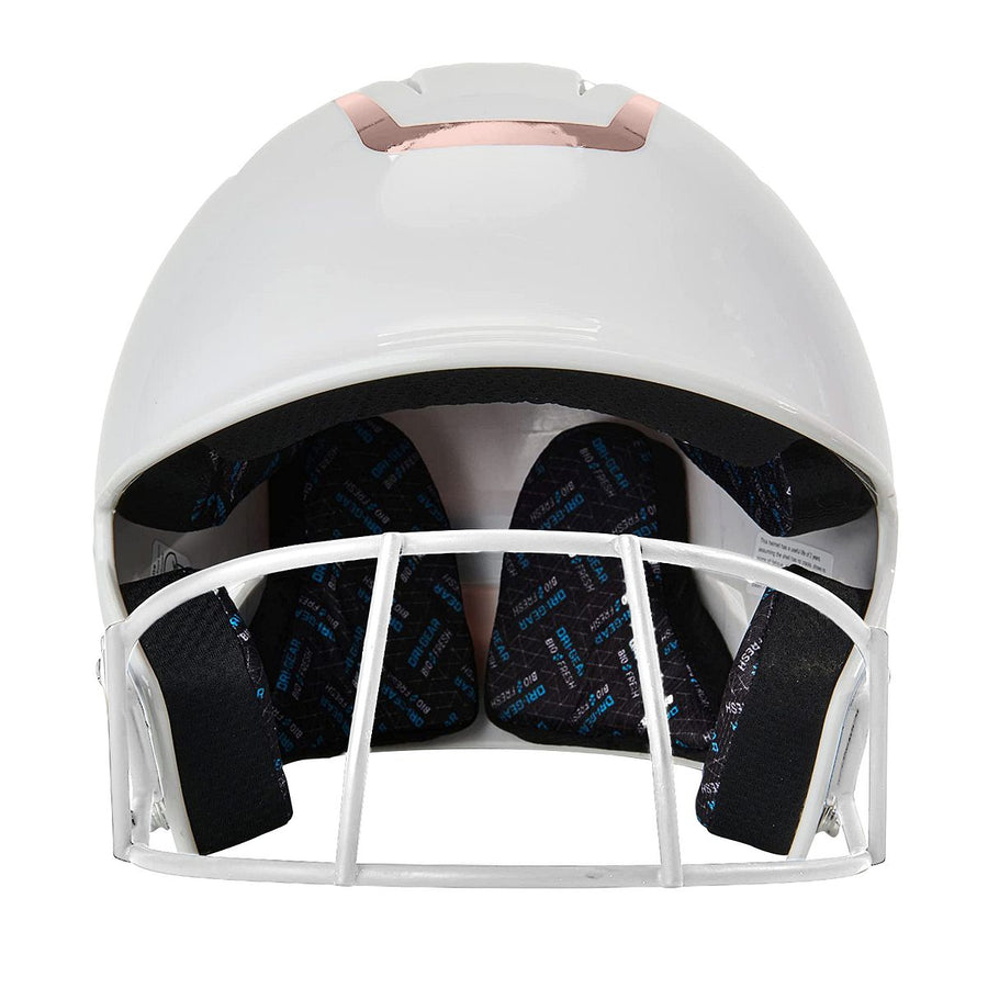 CHAMPRO HX Rise Pro Fastpitch Softball Batting Helmet with Facemask Tw