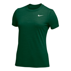 Nike Legend Veneer Women's Dri-Fit Crewneck Fitness T-Shirt Tee (Green)