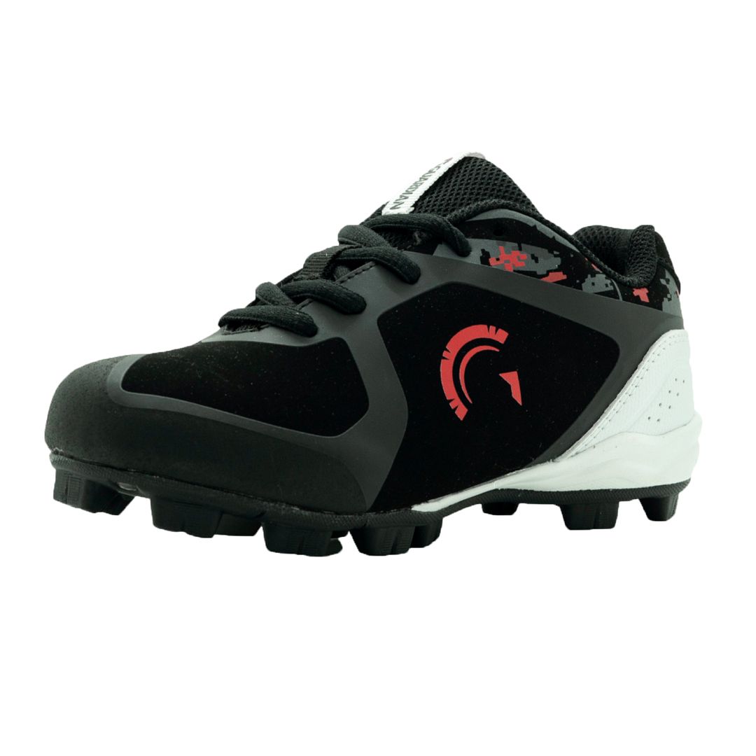 Blaze Youth Low Top Rubber Baseball and Softball Cleats (Black/Red) –  Guardian Baseball