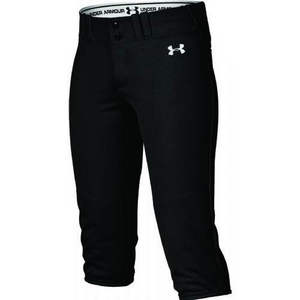 Under Armour Women's Icon Knicker Fastpitch Softball Pants (Black)