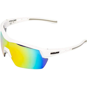 Rawlings RY134 Youth Baseball Shielded Sunglasses Lightweight Sports Youth Sport (White/Orange)