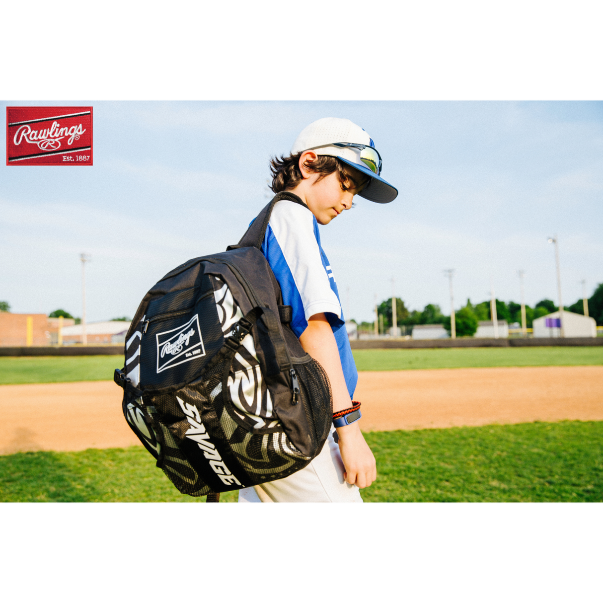 Rawlings Savage Youth Boy s Batting Bat Bag Backpack Travel ball