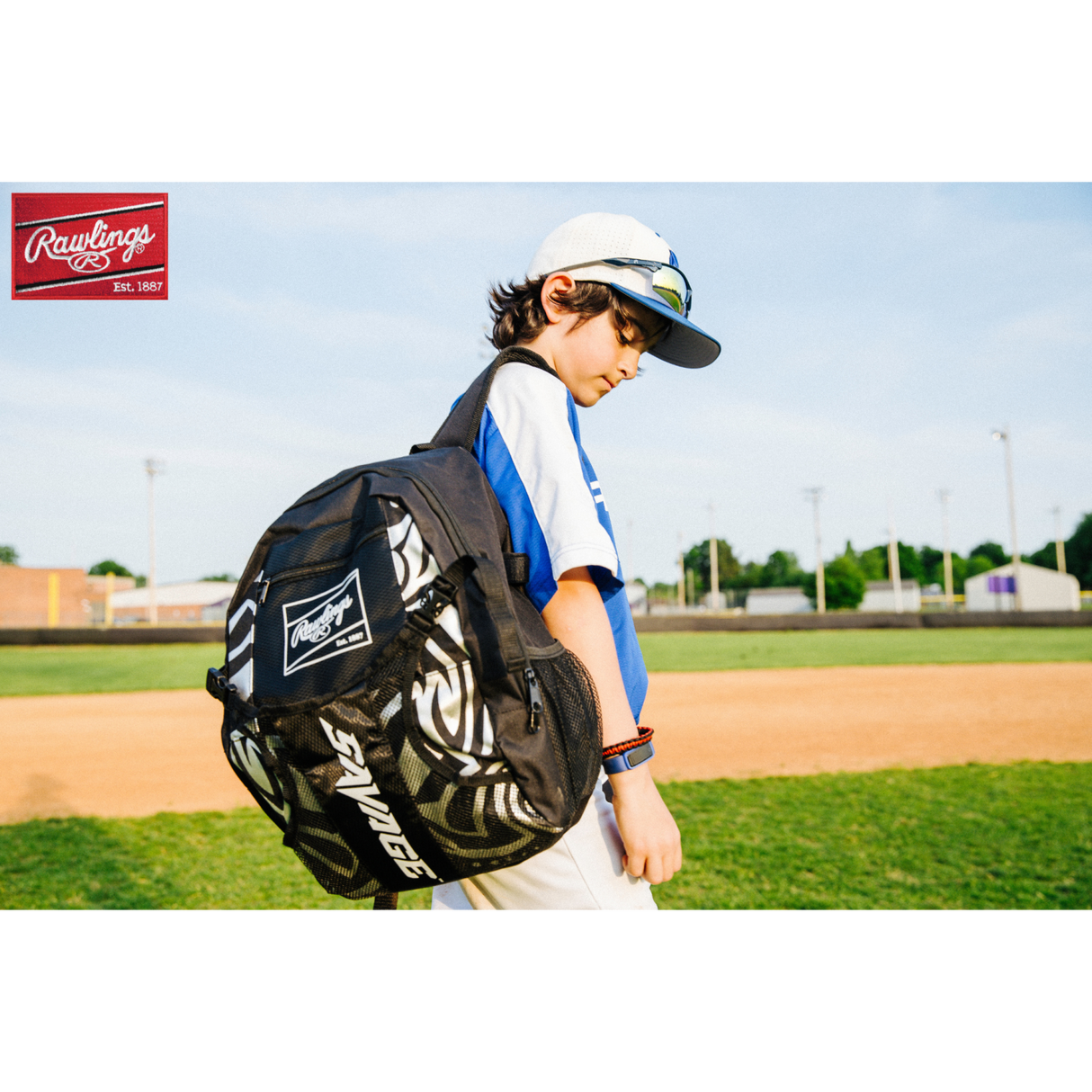 Guardian Baseball Rookie Youth Baseball Bat Bag - Boys or Girls (Pastel  Multi)